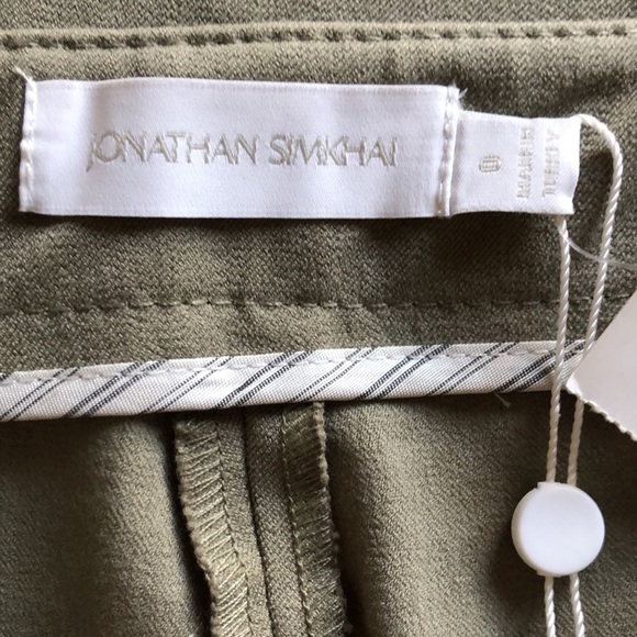 Johnathan Simkhai Straight Leg Cropped Pants Size 0 - Picture 9 of 12